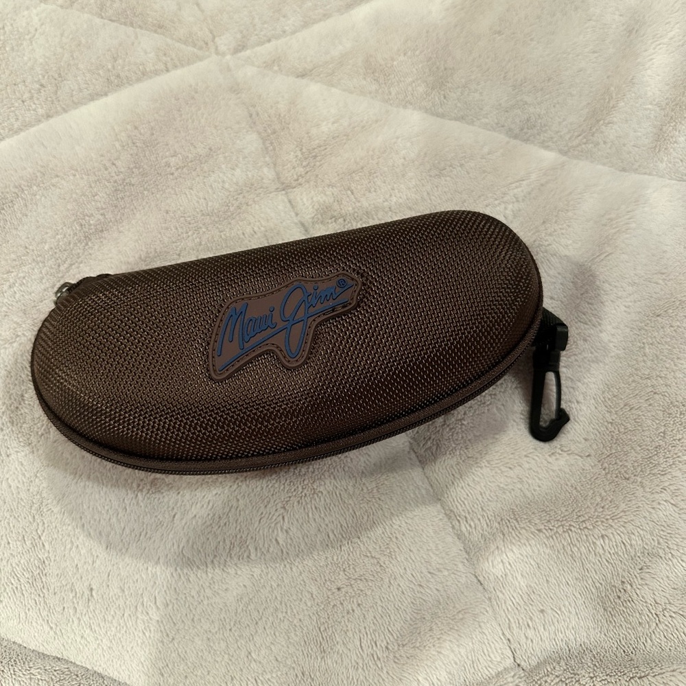 Maui Jim Sunglasses and Textured Brown Sunglasses Case